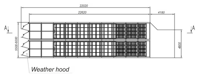 Scheme of Channel FH  for a 180MW GT