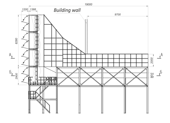 Scheme of standard FH for 32MW GT